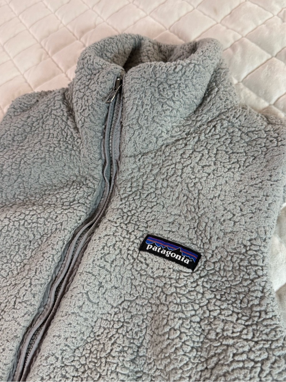 Patagonia Women's Los Gatos Fleece Vest Gray Size S Small